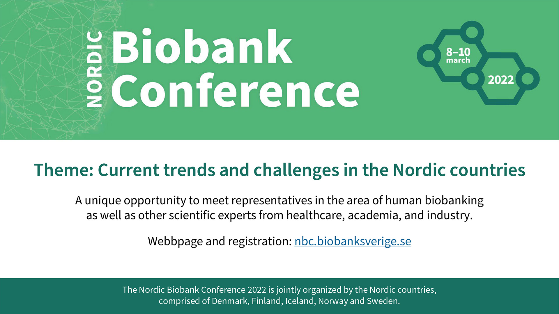 Nordic Biobank Conference - March 2022